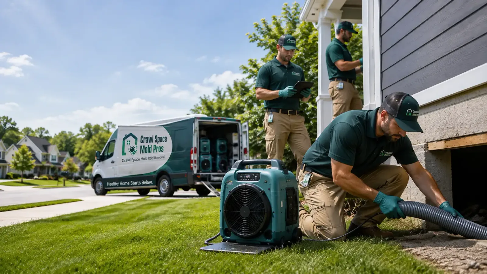 Crawl Space Mold Removal in Woodstock, OH